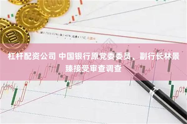 杠杆配资公司 中国银行原党委委员、副行长林景臻接受审查调查
